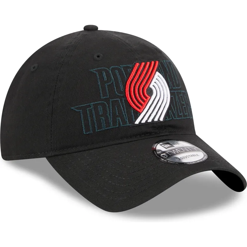 cap-kaareva-black-adjustable-strap-9twenty-draft-edition-2023-portland-trail-blazers-nba-new-era