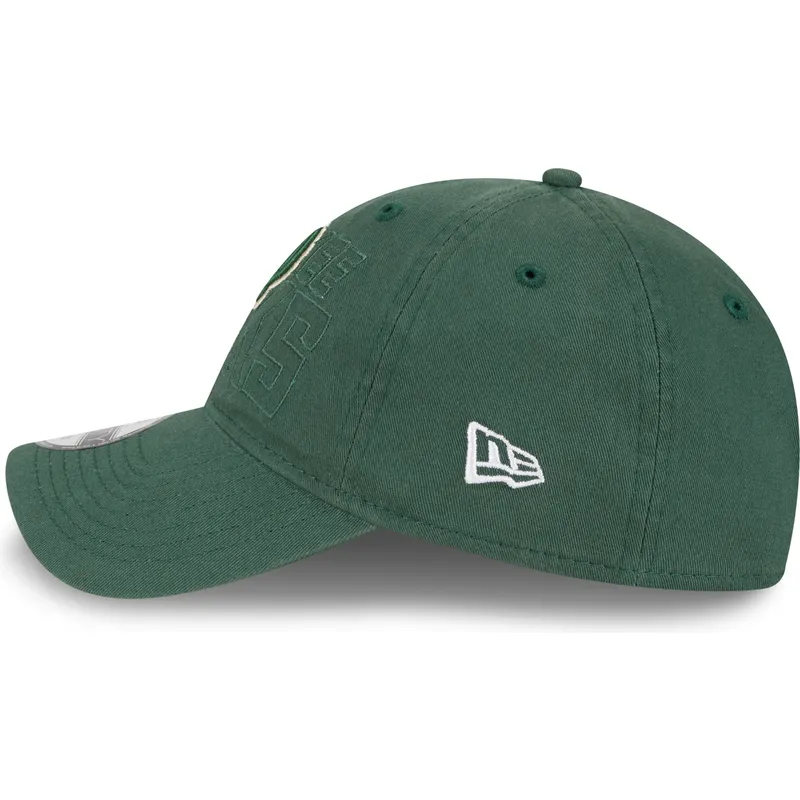 lippikset-kaareva-vihrea-saadettava-nauha-9twenty-draft-edition-2023-milwaukee-bucks-nba-new-era