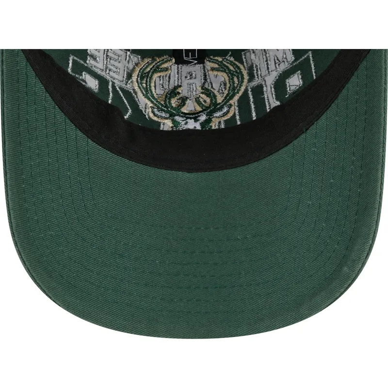 lippikset-kaareva-vihrea-saadettava-nauha-9twenty-draft-edition-2023-milwaukee-bucks-nba-new-era