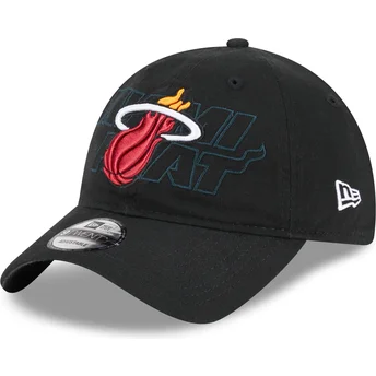 Cap kaareva black adjustable strap 9TWENTY Draft Edition 2023 Miami Heat NBA New Era