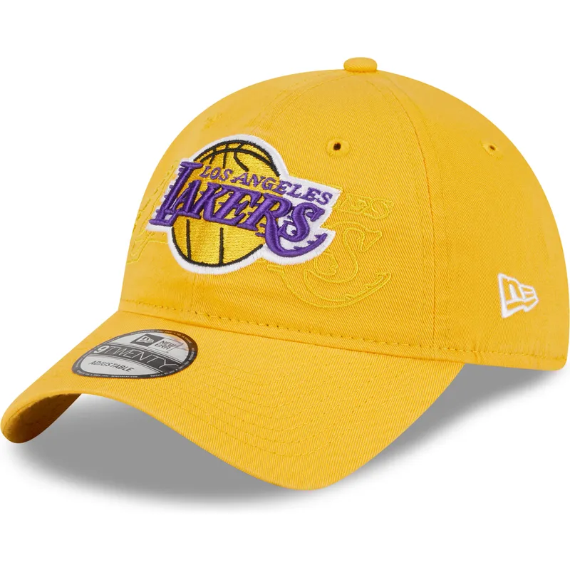 lippikset-kaareva-keltainen-saadettava-nauha-9twenty-draft-edition-2023-los-angeles-lakers-nba-new-era