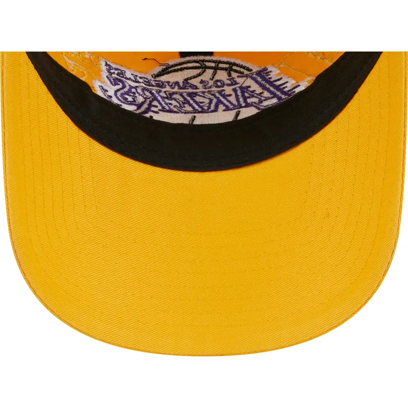 lippikset-kaareva-keltainen-saadettava-nauha-9twenty-draft-edition-2023-los-angeles-lakers-nba-new-era