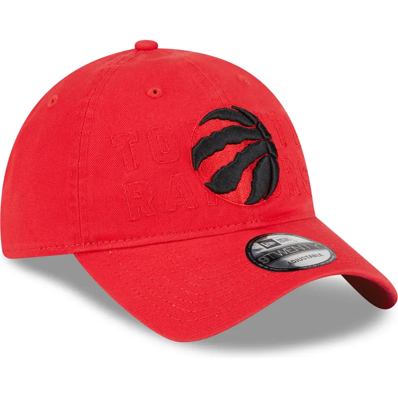 lippikset-kaareva-punainen-saadettava-nauha-9twenty-draft-edition-2023-toronto-raptors-nba-new-era