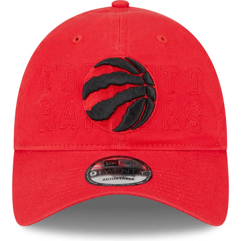 lippikset-kaareva-punainen-saadettava-nauha-9twenty-draft-edition-2023-toronto-raptors-nba-new-era