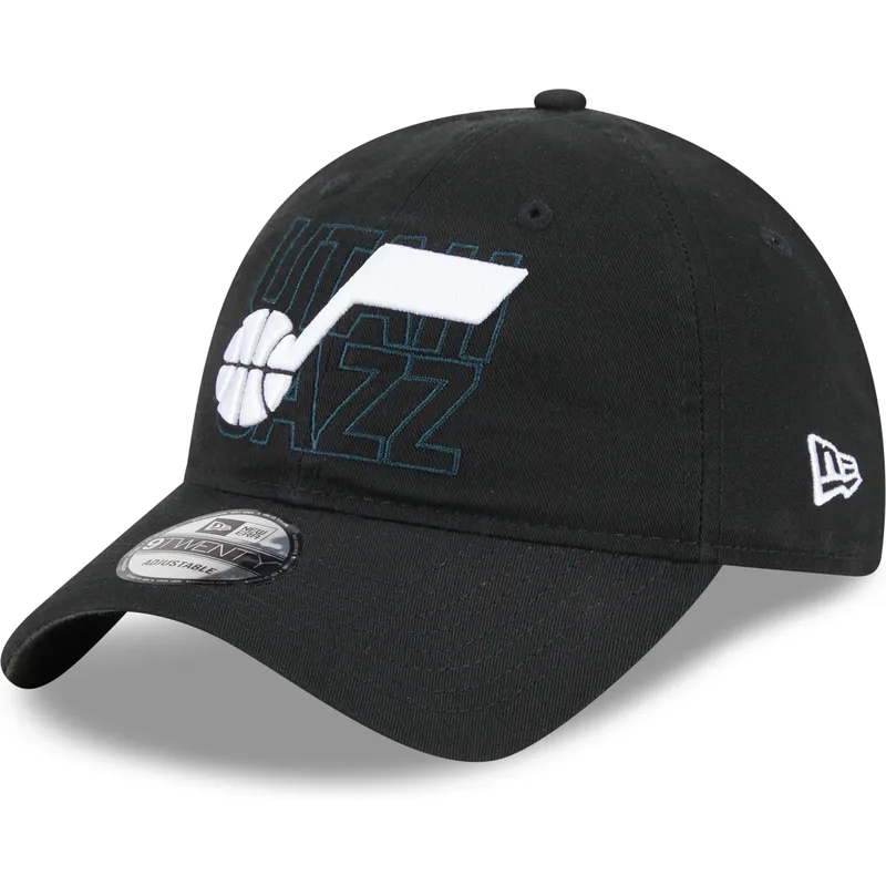lippikset-kaareva-musta-saadettava-nauha-9twenty-draft-edition-2023-utah-jazz-nba-new-era