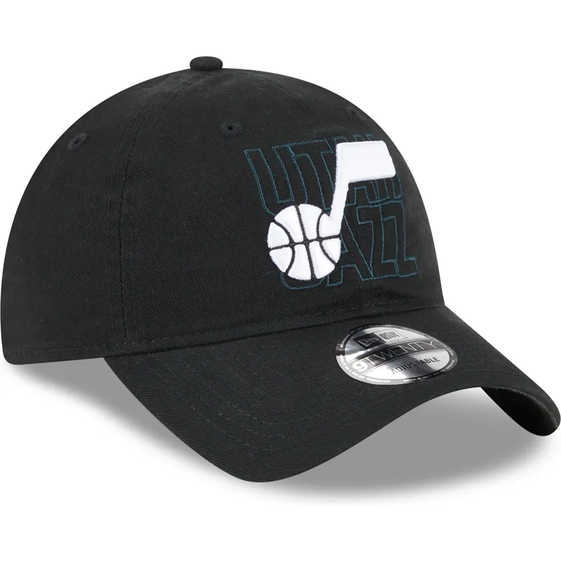 lippikset-kaareva-musta-saadettava-nauha-9twenty-draft-edition-2023-utah-jazz-nba-new-era