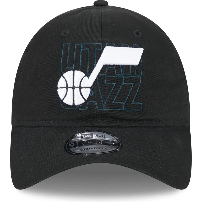 lippikset-kaareva-musta-saadettava-nauha-9twenty-draft-edition-2023-utah-jazz-nba-new-era