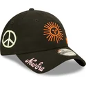 lippikset-kaareva-musta-saadettava-nauha-9twenty-washed-graphic-new-era