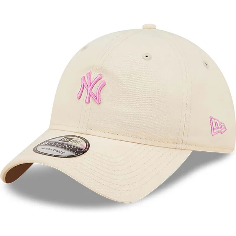 lippikset-kaareva-vaaleanpunainen-saadettava-nauha-9twenty-mini-new-york-yankees-mlb-new-era lippikset-kaareva-vaaleanpunainen-saadettava-nauha-9twenty-mini-new-york-yankees-mlb-new-era