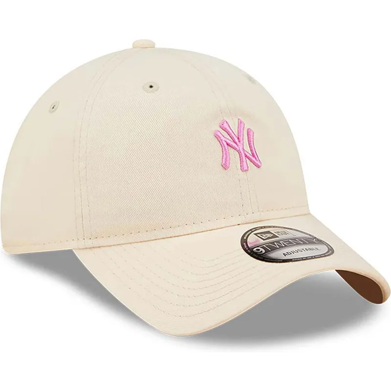 lippikset-kaareva-vaaleanpunainen-saadettava-nauha-9twenty-mini-new-york-yankees-mlb-new-era lippikset-kaareva-vaaleanpunainen-saadettava-nauha-9twenty-mini-new-york-yankees-mlb-new-era