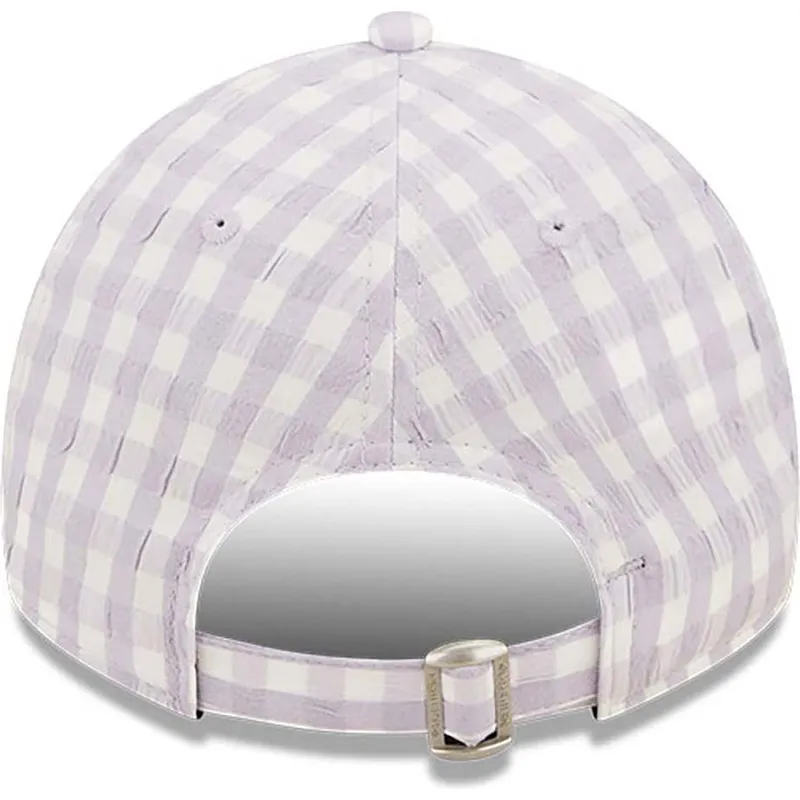 lippikset-kaareva-violetti-saadettava-nauha-9twenty-gingham-new-york-yankees-mlb-new-era