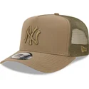 lippikset-kaareva-rekka-vihrea-snapback-a-frame-tech-ripstop-new-york-yankees-mlb-new-era