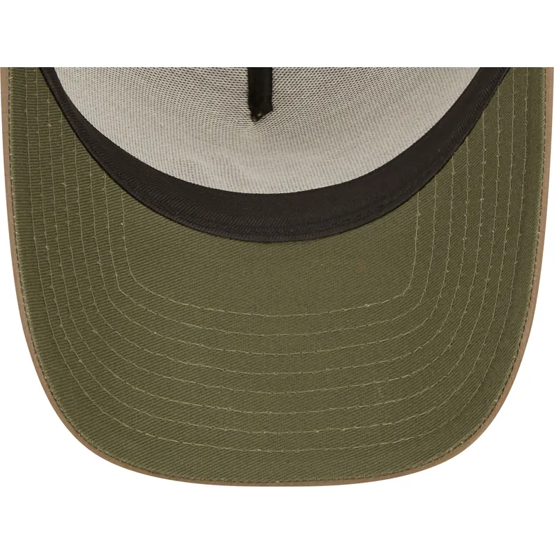 lippikset-kaareva-rekka-vihrea-snapback-a-frame-tech-ripstop-new-york-yankees-mlb-new-era