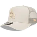 lippikset-kaareva-rekka-beige-snapback-a-frame-tech-ripstop-los-angeles-dodgers-mlb-new-era
