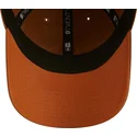 lippikset-kaareva-ruskea-saadettava-nauha-9twenty-linen-new-era