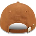 lippikset-kaareva-ruskea-saadettava-nauha-9twenty-linen-new-era