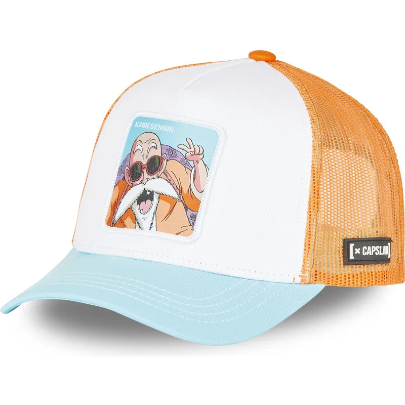 lippikset-kaareva-rekka-monivarinen-snapback-db3-kam2-muten-roshi-dragon-ball-capslab
