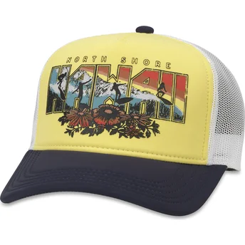 Lippikset kaareva rekka keltainen snapback North Shore Riptide Valin American Needle