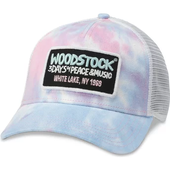 American Needle Woodstock Valin Multicolor Snapback Trucker Hat