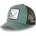 lippikset-kaareva-rekka-vihrea-snapback-space-sp2-snoopy-tenavat-capslab