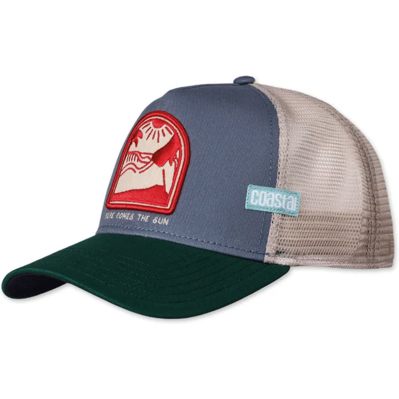 lippikset-kaareva-rekka-monivarinen-snapback-here-comes-the-sun-hft-coastal