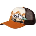 lippikset-kaareva-rekka-ruskea-snapback-hft-coastal