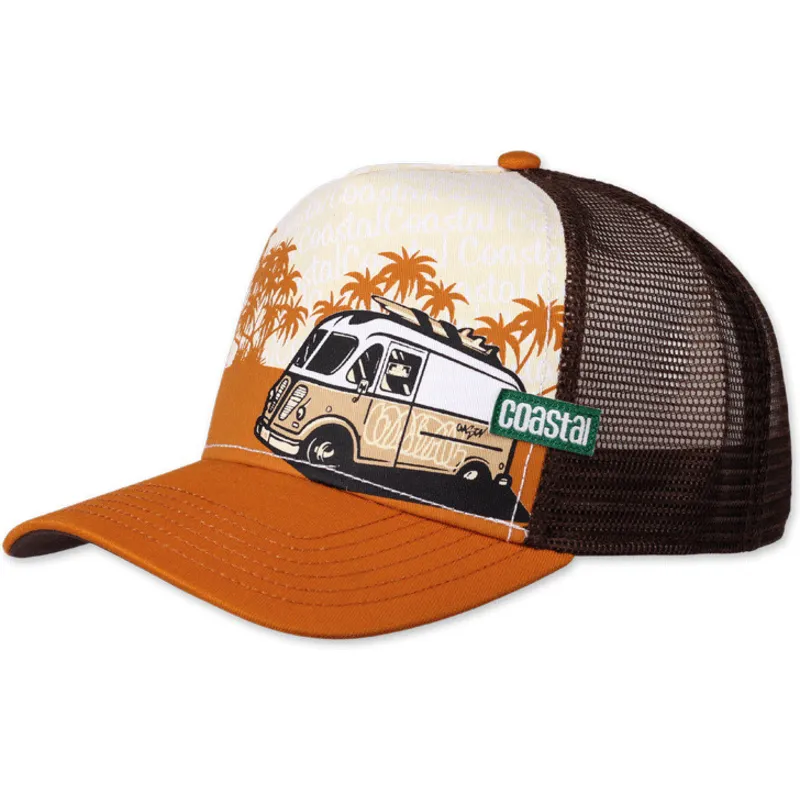 lippikset-kaareva-rekka-ruskea-snapback-hft-coastal lippikset-kaareva-rekka-ruskea-snapback-hft-coastal