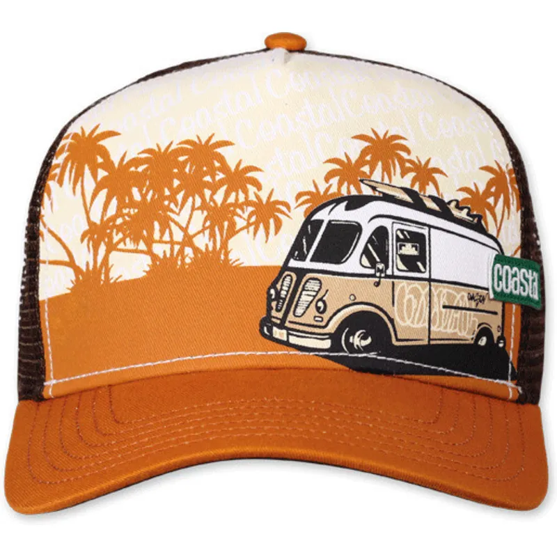 lippikset-kaareva-rekka-ruskea-snapback-hft-coastal lippikset-kaareva-rekka-ruskea-snapback-hft-coastal