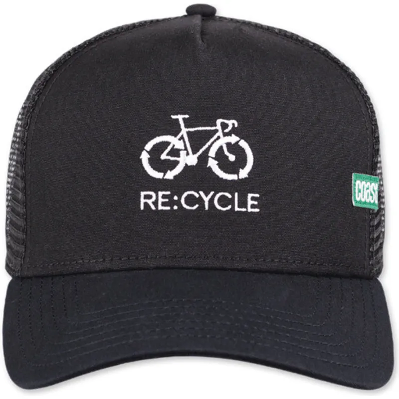 lippikset-kaareva-rekka-musta-snapback-re-cycle-hft-coastal lippikset-kaareva-rekka-musta-snapback-re-cycle-hft-coastal