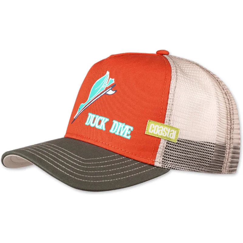 lippikset-kaareva-rekka-oranssi-snapback-duck-dive-hft-coastal