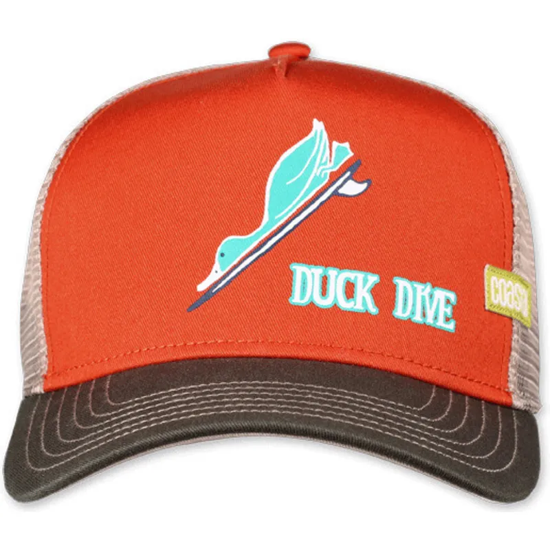 lippikset-kaareva-rekka-oranssi-snapback-duck-dive-hft-coastal