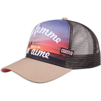 Cap kaareva multicolor snapback Coastal
