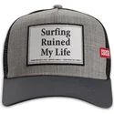 lippikset-kaareva-rekka-harmaa-snapback-surfing-ruined-my-life-hft-coastal