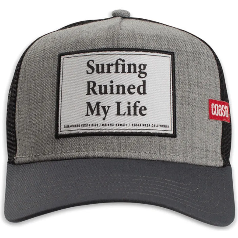 lippikset-kaareva-rekka-harmaa-snapback-surfing-ruined-my-life-hft-coastal