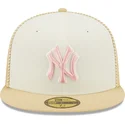 lippikset-littea-beige-istuva-rosa-59fifty-seam-stitch-new-york-yankees-mlb-new-era