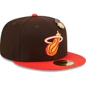 cap-littea-brown-ajustada-59fifty-the-elements-fire-pin-miami-heat-nba-new-era