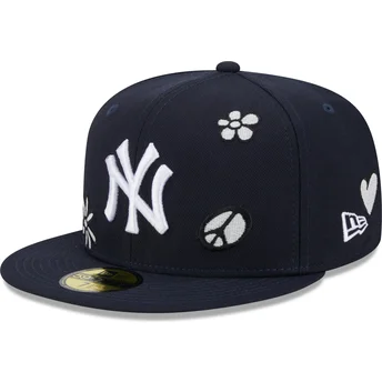 lippikset-littea-laivastonsininen-istuva-59fifty-sunlight-pop-new-york-yankees-mlb-new-era