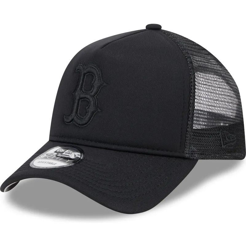 lippikset-kaareva-rekka-musta-snapback-9forty-a-frame-all-day-boston-red-sox-mlb-new-era lippikset-kaareva-rekka-musta-snapback-9forty-a-frame-all-day-boston-red-sox-mlb-new-era