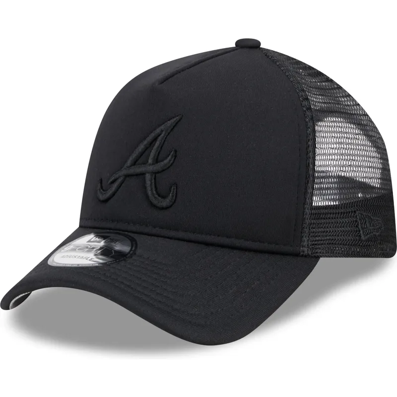 lippikset-kaareva-rekka-musta-snapback-9forty-a-frame-all-day-atlanta-braves-mlb-new-era