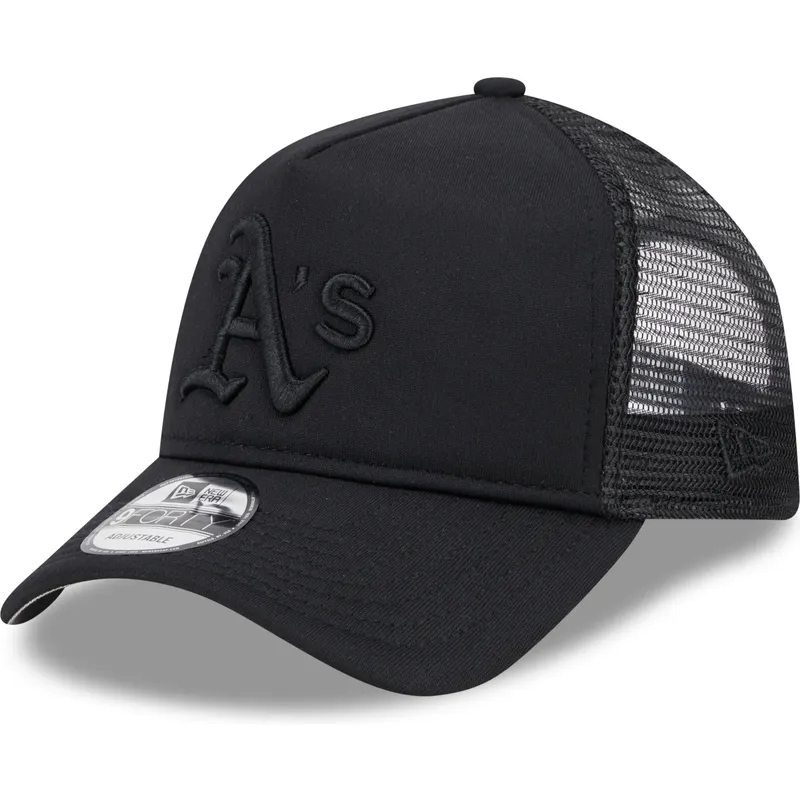 lippikset-kaareva-rekka-musta-snapback-9forty-a-frame-all-day-oakland-athletics-mlb-new-era