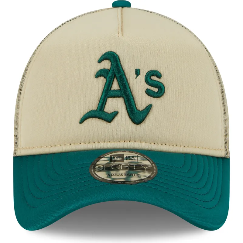 lippikset-kaareva-rekka-beige-snapback-9forty-a-frame-all-day-oakland-athletics-mlb-new-era