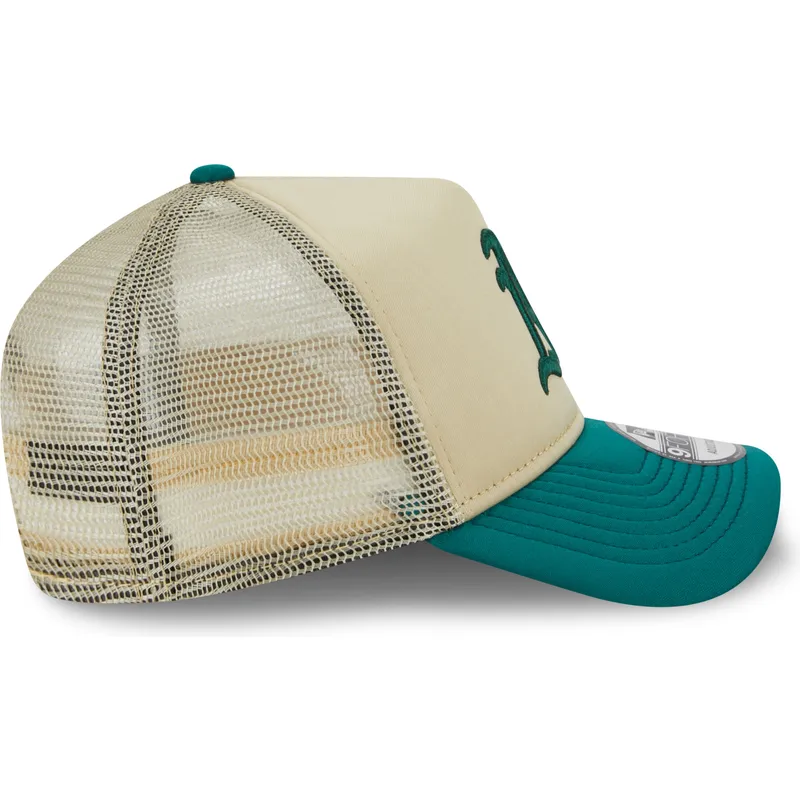 lippikset-kaareva-rekka-beige-snapback-9forty-a-frame-all-day-oakland-athletics-mlb-new-era