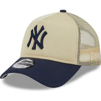 lippikset-kaareva-rekka-beige-snapback-9forty-a-frame-all-day-new-york-yankees-mlb-new-era