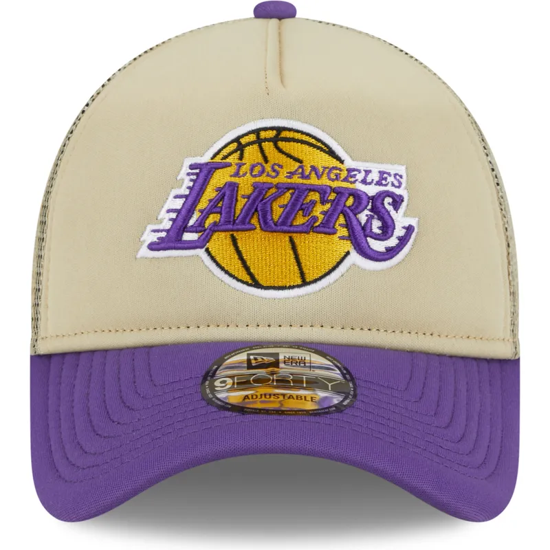lippikset-kaareva-rekka-beige-snapback-9forty-a-frame-all-day-los-angeles-lakers-nba-new-era