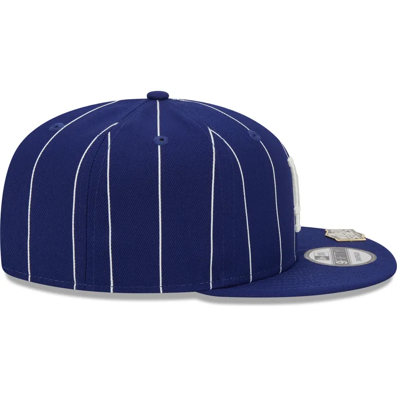 cap-littea-blue-snapback-9fifty-pinstripe-visor-clip-los-angeles-dodgers-mlb-new-era cap-littea-blue-snapback-9fifty-pinstripe-visor-clip-los-angeles-dodgers-mlb-new-era