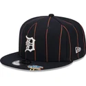 cap-littea-navy-blue-snapback-9fifty-pinstripe-visor-clip-detroit-tigers-mlb-new-era