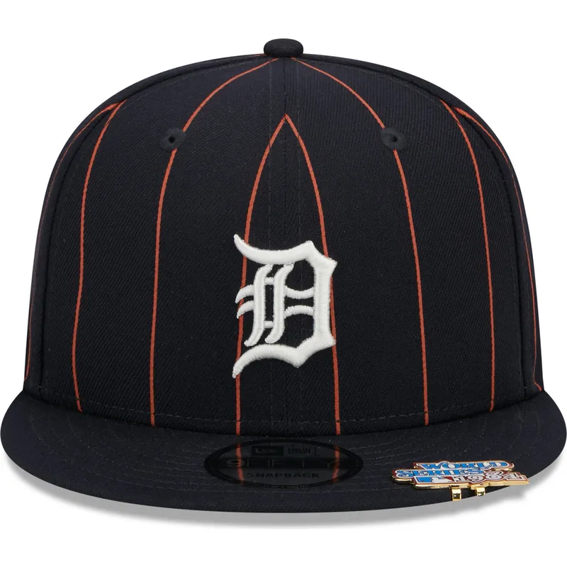 cap-littea-navy-blue-snapback-9fifty-pinstripe-visor-clip-detroit-tigers-mlb-new-era cap-littea-navy-blue-snapback-9fifty-pinstripe-visor-clip-detroit-tigers-mlb-new-era