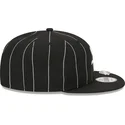 lippikset-littea-musta-snapback-9fifty-pinstripe-visor-clip-chicago-white-sox-mlb-new-era