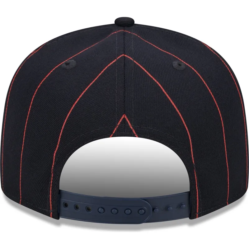 cap-littea-navy-blue-snapback-9fifty-pinstripe-visor-clip-boston-red-sox-mlb-new-era cap-littea-navy-blue-snapback-9fifty-pinstripe-visor-clip-boston-red-sox-mlb-new-era