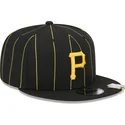 lippikset-littea-musta-snapback-9fifty-pinstripe-visor-clip-pittsburgh-pirates-mlb-new-era